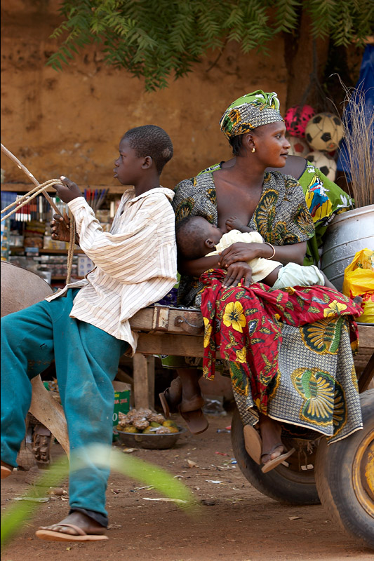 16   Leaving the market of Segou